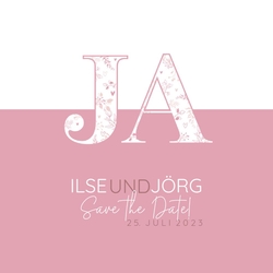 Save the Date   JA! Vorderseite